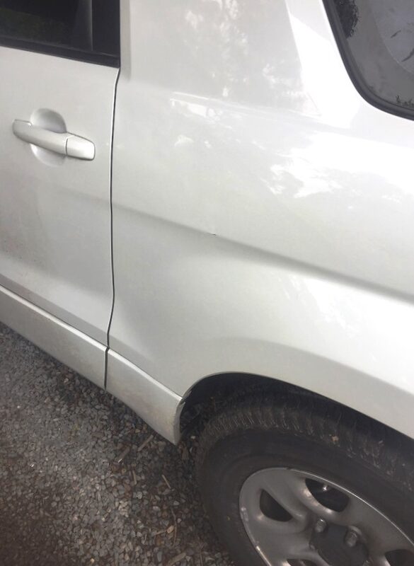 After door ding repair